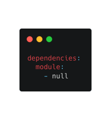 NULL Module dependency